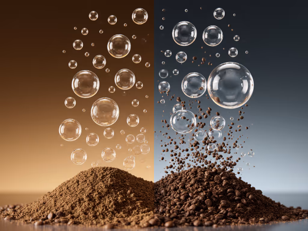light_roast_extraction_science_showing_co2_release_vs_grind_consistency