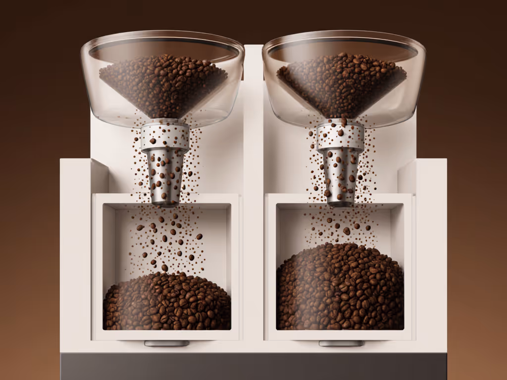coffee grinder retention mechanics