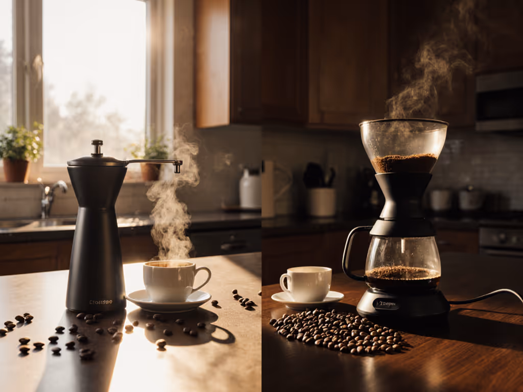 Quiet Mornings, Clean Cups: Manual vs Electric Grinder